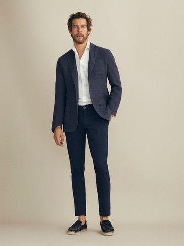 extra slim fit chinos de Massimo Dutti sur SCANDALOOK