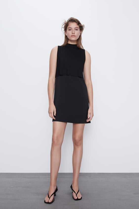 bi-aterial dress de Zara sur SCANDALOOK