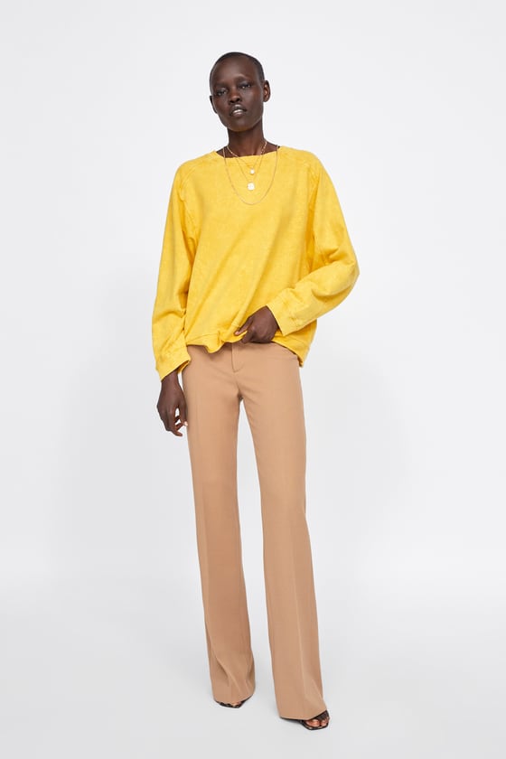 oversized sweatshirt with faded effect 