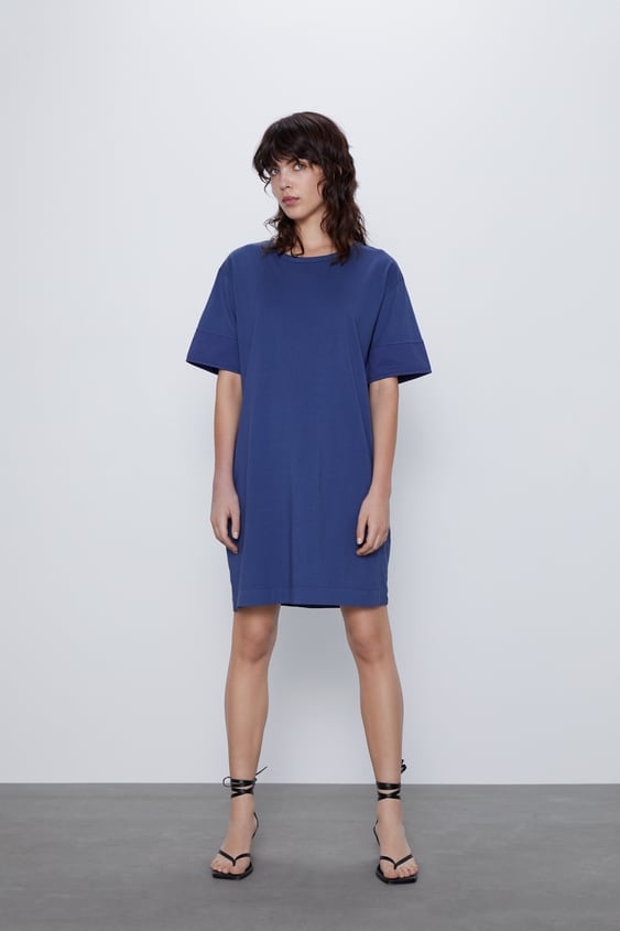short dress with buttons de Zara sur SCANDALOOK