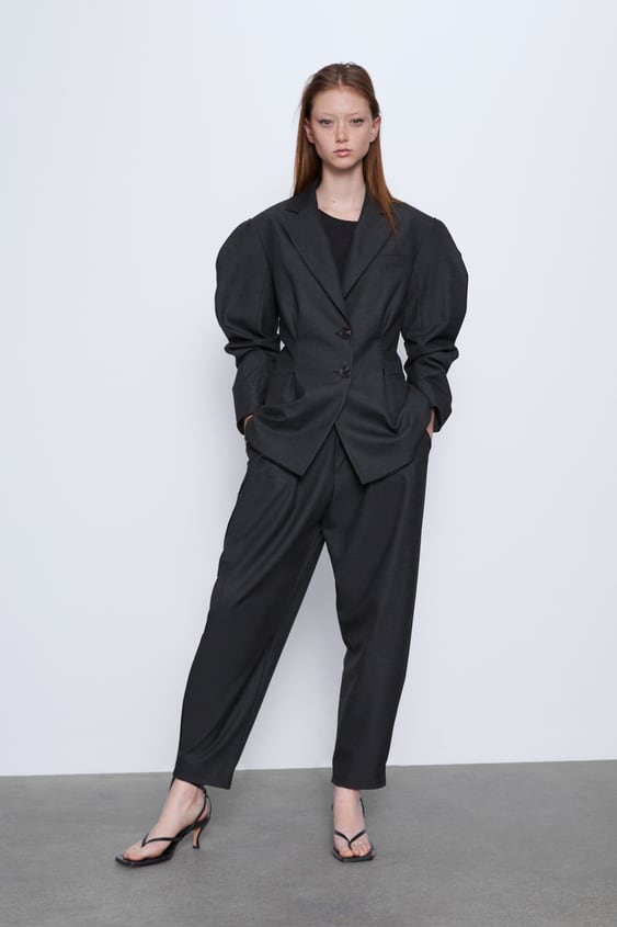 loose sleeve jacket de Zara sur SCANDALOOK