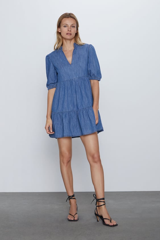 denim dress de Zara sur SCANDALOOK