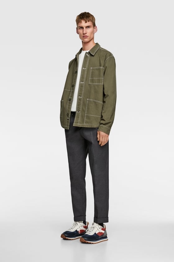 coolmax pleated pants de Zara sur SCANDALOOK