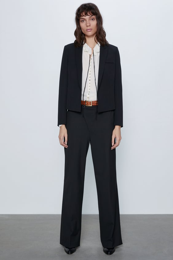 lapel jacket de Zara sur SCANDALOOK