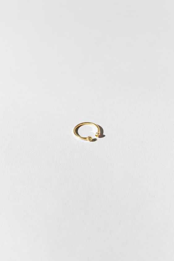 ring in sterling silver (925 thousandths) and 24k gold de Zara sur SCANDALOOK