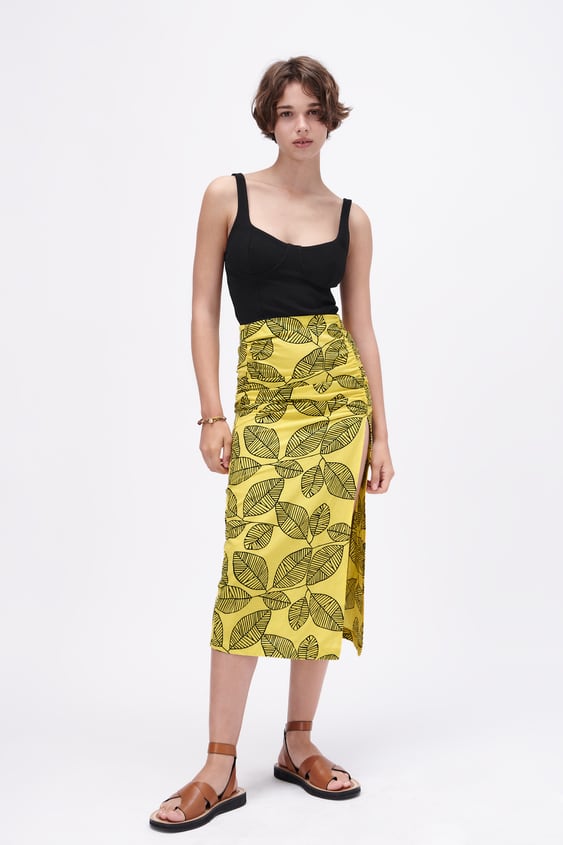 suede effect studded dress de Zara sur SCANDALOOK