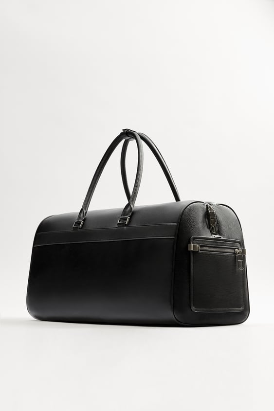 black color bowling bag de Zara sur SCANDALOOK