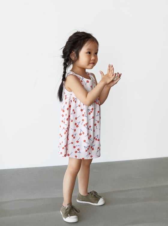 robe a cerises de Zara sur SCANDALOOK