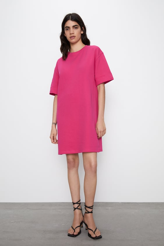 basic dress de Zara sur SCANDALOOK