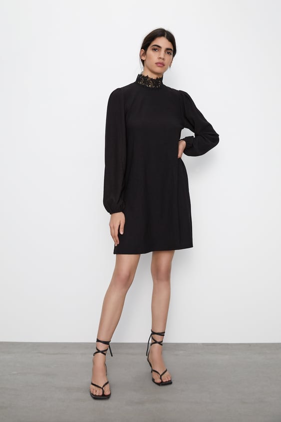 bi-aterial dress de Zara sur SCANDALOOK
