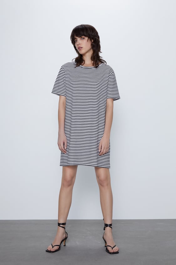 structured dress de Zara sur SCANDALOOK