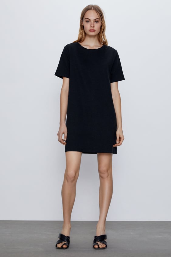 structured dress de Zara sur SCANDALOOK