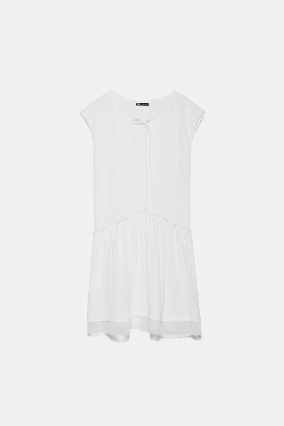 matching tulle dress de Zara sur SCANDALOOK
