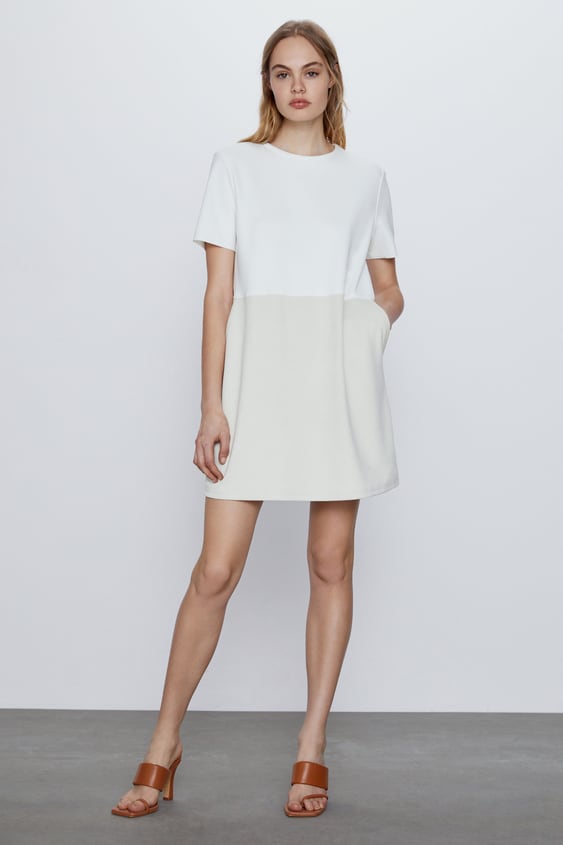 suede effect dress de Zara sur SCANDALOOK