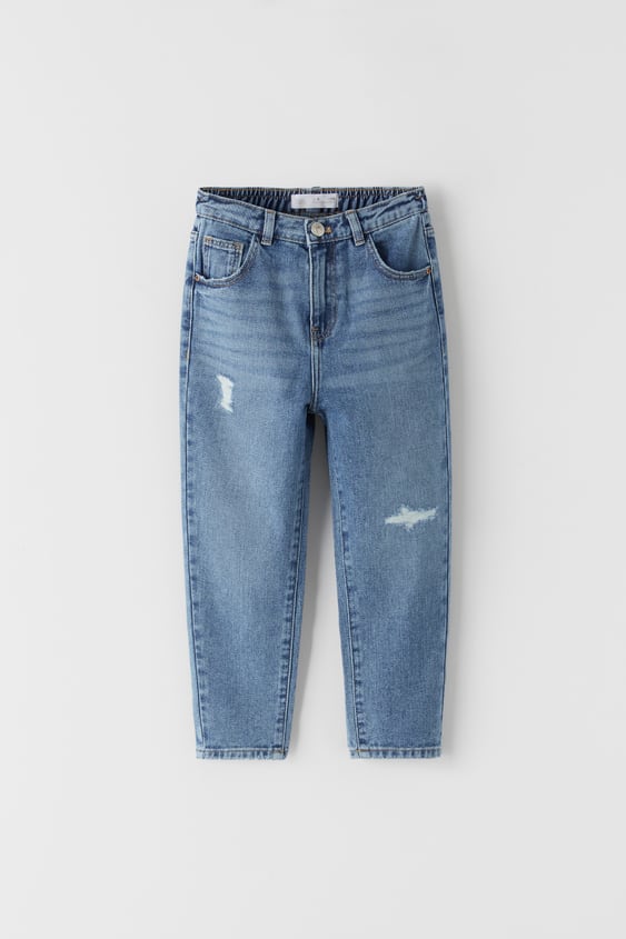 jean mom fit de Zara sur SCANDALOOK