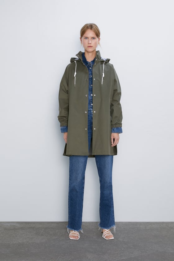 zara hooded parka