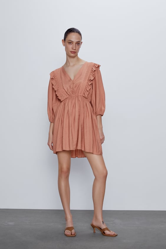 guipure dress de Zara sur SCANDALOOK