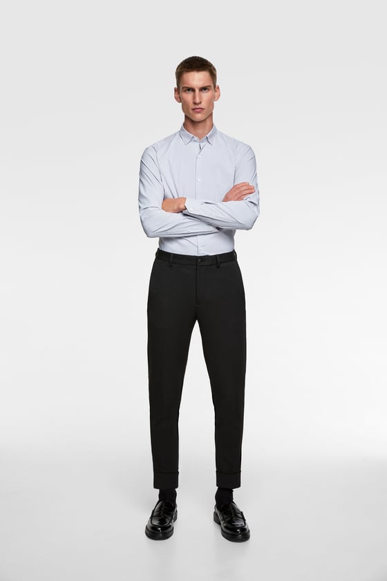 traveler striped shirt de Zara sur SCANDALOOK