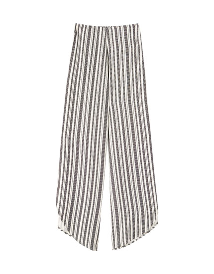 pull and bear striped trousers