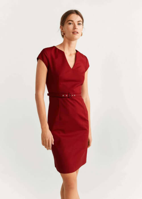 robe cofi6-n de Mango sur SCANDALOOK