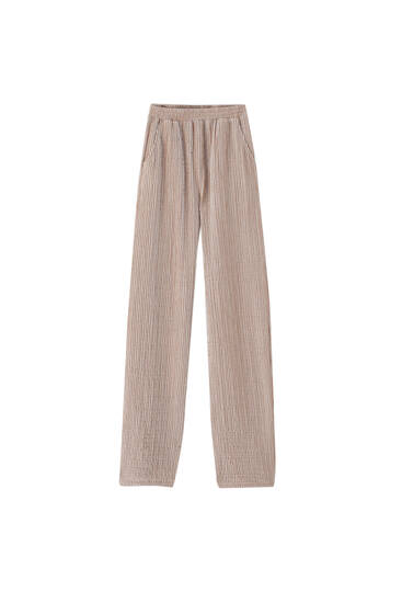 pull and bear striped trousers