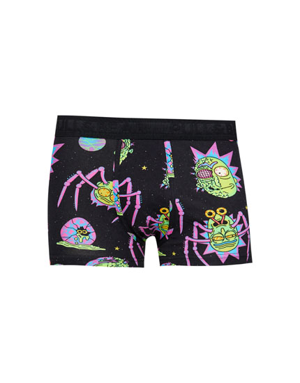 boxer rick and morty mutants de Pull and Bear sur SCANDALOOK