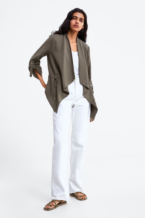 zara loose fitting jacket